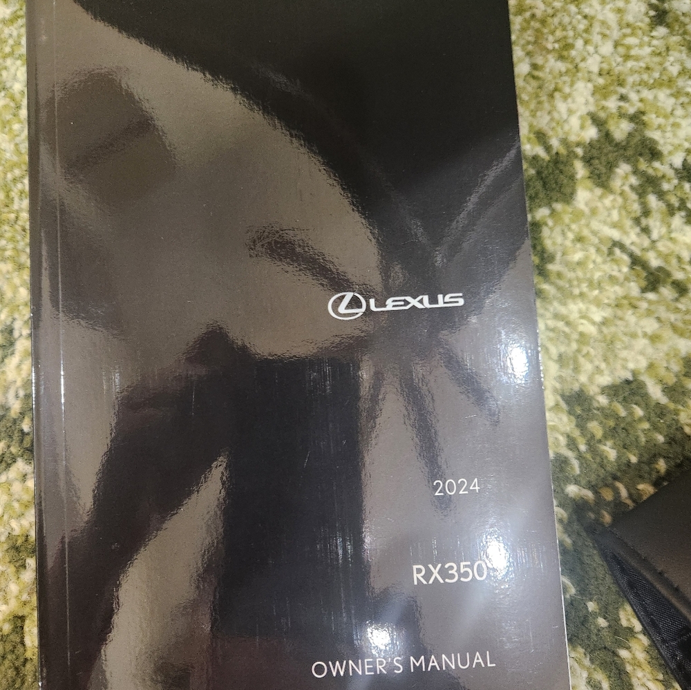 LEXUS RX350 2024 OWNERS GUIDE IN LEATHER CASE
